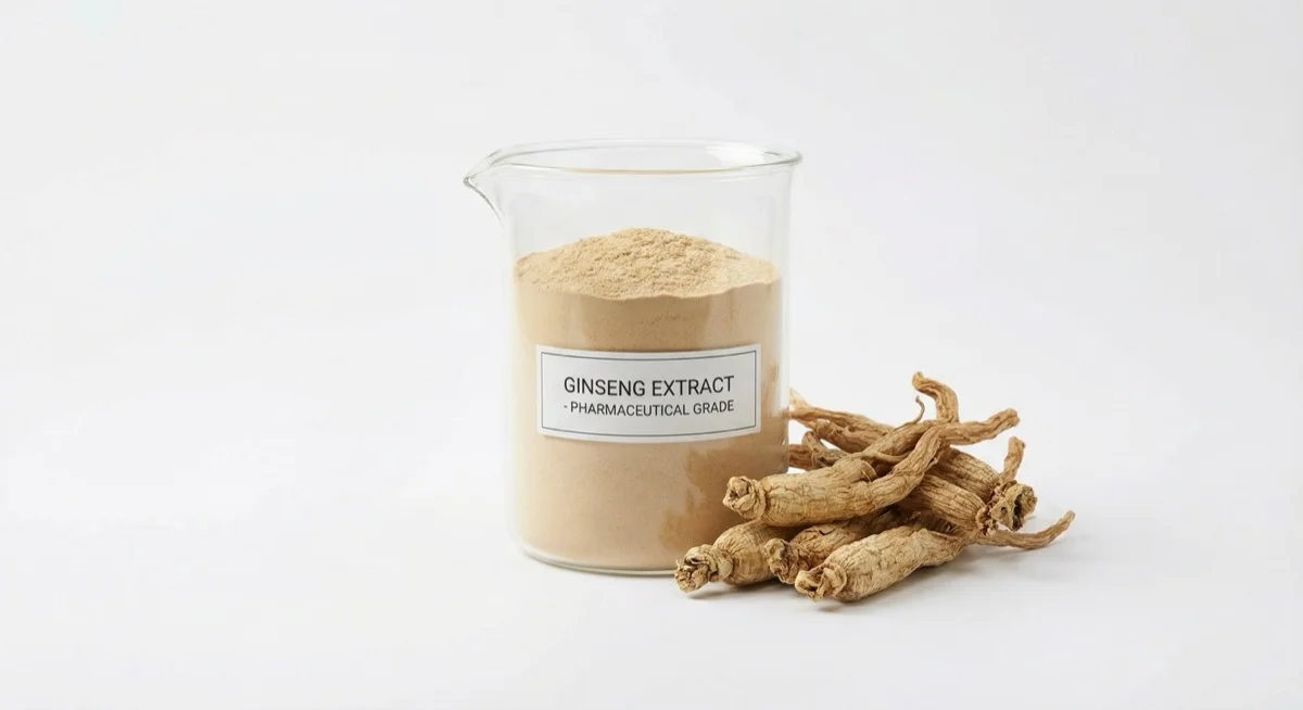 Ginseng Extract concept illustration, not a batch sample