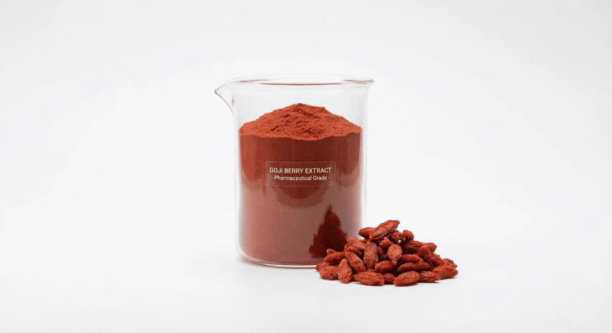 Goji Berry Extract concept illustration, not a batch sample
